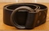 (���֥륢���륨��) RRL �����ꥢ�� �쥶�� ���֥� O��� �٥�� �������֥饦�� Leather Double-O-Ring Belt Brown