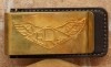 (���֥륢���륨��) RRL �֥饹�쥶�� �ޥ͡� ����å� Brass And Leather Money Clip