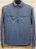 (���ե������) Ralph Lauren ����ǥ������� �ݥåץ����С� �������� �᥿��ܥ��� Indigo-Dyed Popover Workshirt
