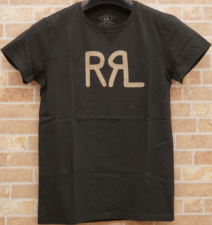 ダブルアールエル) RRL コットン ジャージー ロゴ Tシャツ