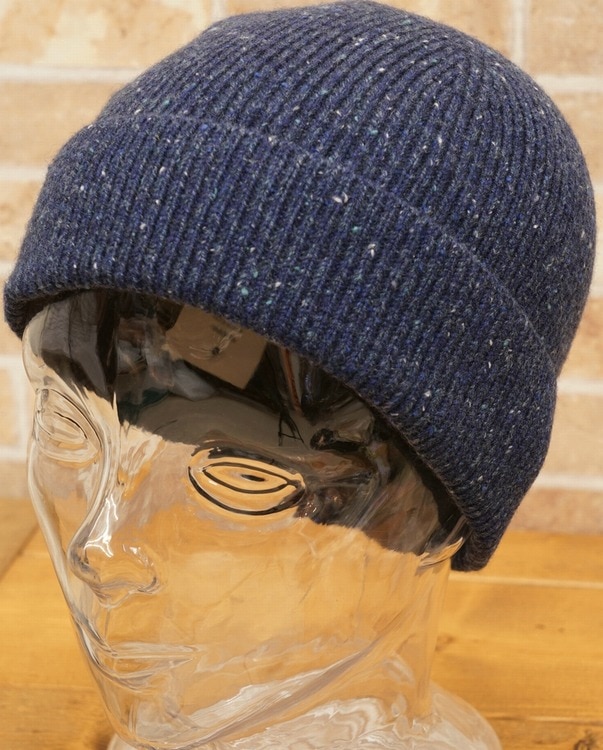 ダブルアールエル) RRL カシミア 100% ニットキャップ 霜降り