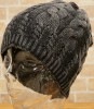 (���ե������) Ralph Lauren �����֥� �˥å� ���åȥ� �ϥå� �˥åȥ���å� ��� Boot Black Cable Knit Cotton Hat