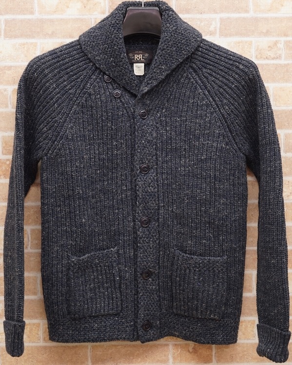 ダブルアールエル) RRL 米国製 コットン ブレンド ショール