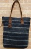 (Will Leather Goods) ������ �쥶�����å� ���եꥫ�� ����ǥ��� �ȡ��� �Хå� No.1 Indigo North South Tote