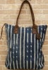 (Will Leather Goods) ������ �쥶�����å� ���եꥫ�� ����ǥ��� �ȡ��� �Хå� No.3 ���ƥå� Indigo North South Tote