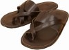 (���֥륢���륨��) RRL �֥饤�ɥ�쥶�� ������� Burnished Leather Flip-Flop
