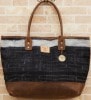 (Will Leather Goods) ������ �쥶�����å� ����ǥ��� �Хƥ��å� �ȡ��� �Хå� No.2 The Indigo Batik Tote