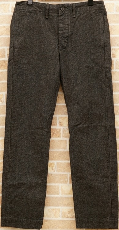 ダブルアールエル) RRL 日本製コットン ジャスペ パンツ グレー メンズ 