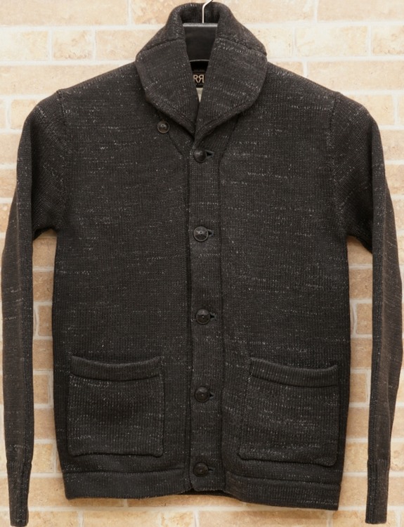 ダブルアールエル) RRL 米国製 コットン ショールカラー