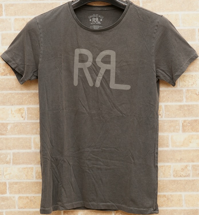 新品タグ付✳︎RRLダブルアールエルラルフローレンロゴジャージーTシャツ黒正規品 三越伊勢丹 | DOUBLE RL RALPH LAUREN/ダブル アール エル