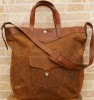 (���֥륢���륨��) RRL Ridgway �ѹ��������ե��������� �ȡ��� �Хå� �֥饦�� Calf Suede 2way Tote Bag Brown