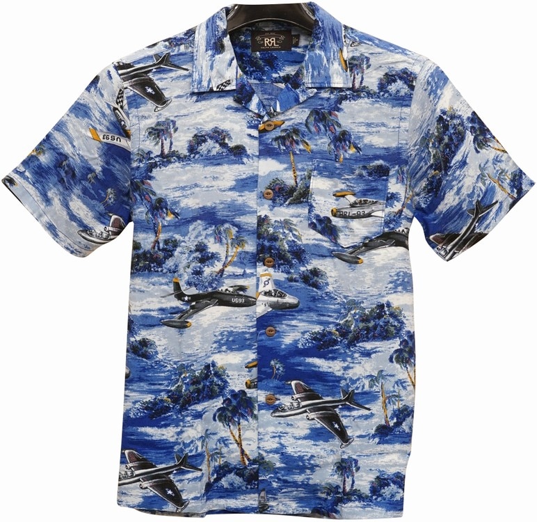 【n.h.s】RRL アロハシャツ ダブルアールエル) RRL アロハシャツ メンズ hawaiian shirts | RRL