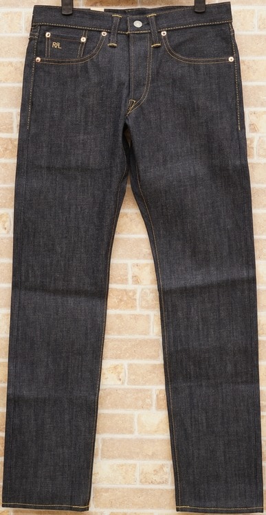 ダブルアールエル) RRL スリムフィット リジッド セルビッジ