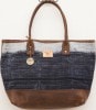 (Will Leather Goods) ������ �쥶�����å� ����ǥ��� �Хƥ��å� �ȡ��� �Хå� No.5 The Indigo Batik Tote