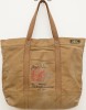 (���ե������) Ralph lauren ��å����ù� �����Х� ����ǥ����� �ȡ��� �Хå� �֥饦�� ��� Waxed Canvas Indian Tote