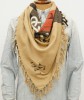 (���ե������) Ralph Lauren ���륯�֥��� �֥饦�� �ץ��� �������� Silk Cotton scarf