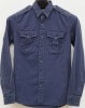 (���֥륢���륨��) RRL ���åȥ�ĥ��� �ߥ꥿�꡼����� �ͥ��ӡ� Cotton Twill G.I. Utility Shirt