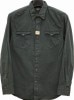 (���֥륢���륨��) RRL �������ܥ��� ���������󥷥�� �����å���ɥ֥�å� ��� Western shirt Black