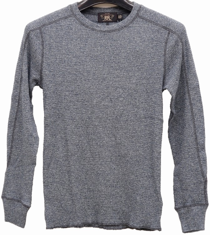 ダブルアールエル) RRL ワッフルニット コットン クルーネック