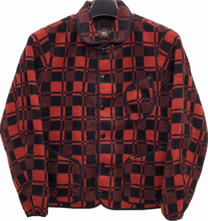 ダブルアールエル) RRL Finley シェルパ フリース ジャケット