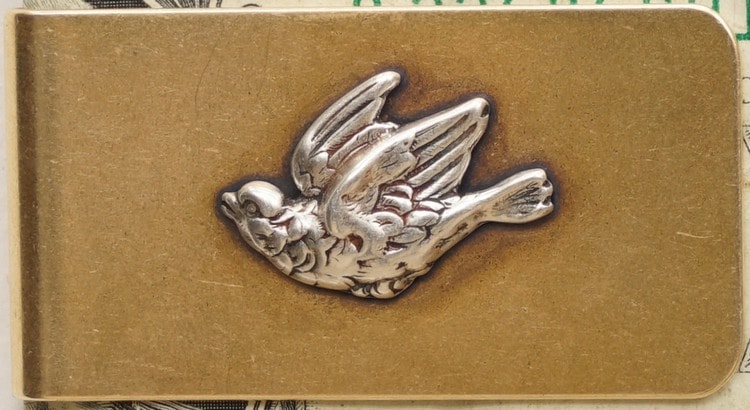 LHN Jewelry Swallow マネークリップ ブラス & シルバー LHN Jewelry(エルエイチエヌ ジュエリー) ハンドメイド Swallow