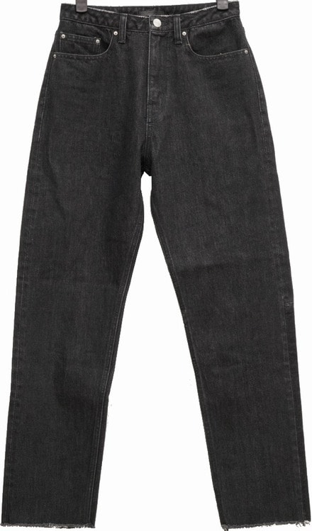 Loren Denimセルビッジ ブラック デニム ジーンズ レディース 000000003077_b3vIeaN.jpg