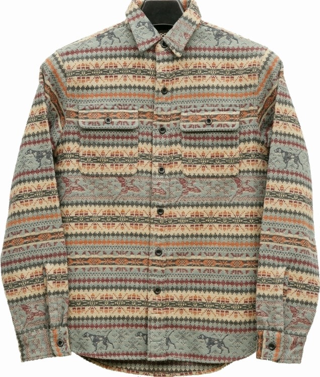 ダブルアールエル) RRL フェアアイル コットン オーバー シャツ メンズ