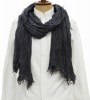 (���ե������) Ralph Lauren ����ù� ���åȥ� �������� �֥�å� ��˥��å��� Crinkled Cotton Scarf Black