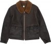 (֥륢륨) RRL 쥶ȥ  㥱å ֥饦  Leather Trim Shearling Jacket