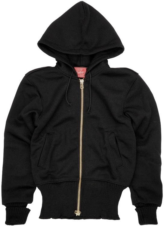Dehen Full-Throttle Moto-Hoodie 黒 パーカー新品 Dehen Full Throttle Moto Hoodie | Rivet & hide