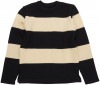 Dehen 1920(ǡإ) ӥå ȥ饤 ܡ  ֥å x ʥ  ꥫ Big Stripe Sweater Black / Natural