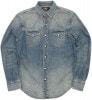 ڰʡ(֥륢륨) RRL ǥ Хåե   å  Denim Western Shirt Dark Wash