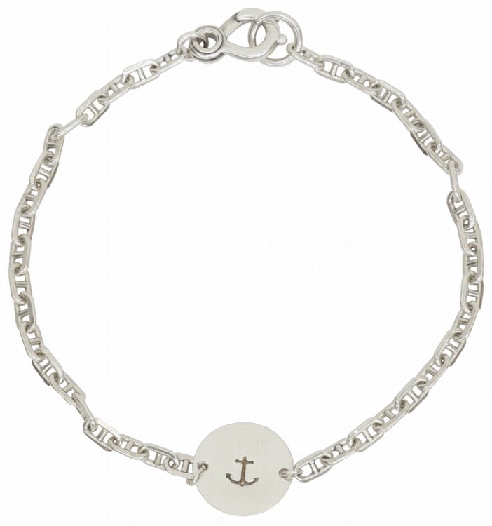LHN Jewelry USA製 シルバー アンカー ブレスレット Silver LHN Jewelry(エルエイチエヌ ジュエリー) アメリカ製 シルバー
