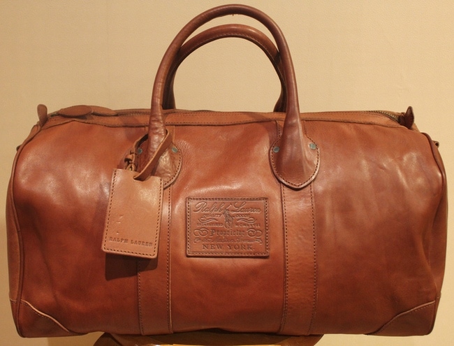 ラルフローレン / Ralph Lauren 「DEER FIELD」 レザー ダッフル
