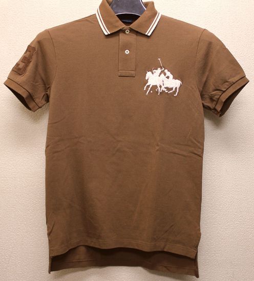 現行モデル　ポロラルフローレン　半袖 スウェット 刺繍ポニー　ベージュ 現行モデル ポロラルフローレン 半袖 スウェット 刺繍ポニー ベージュ