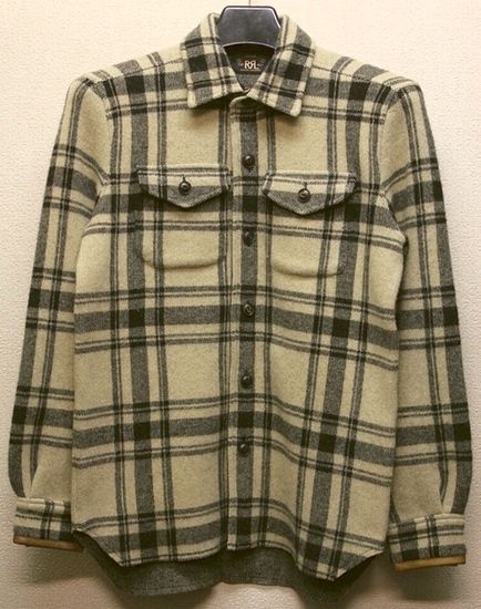 RRL(ダブルアールエル) 最高級ジロンウール100％ シャツジャケット