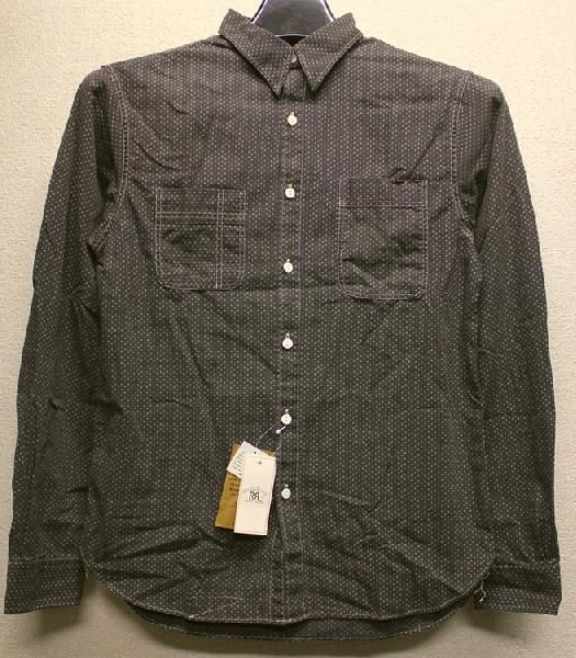 RRL ダブルアールエル ポルカドットシャツ XS RRL ダブルアールエル ポルカドットシャツ XS 新品タグ付き ブラック