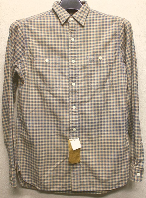 RRL / ダブルアールエル チェック 長袖シャツ 貝ボタン 使用 S 