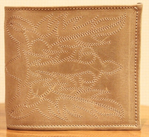 RRL / ダブルアールエル 「 Vaughan Leather Billfold 」 ステッチ