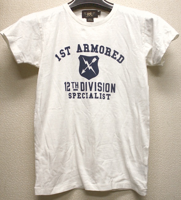 RRL / ダブルアールエル ヴィンテージ ミリタリー プリント Tシャツ 