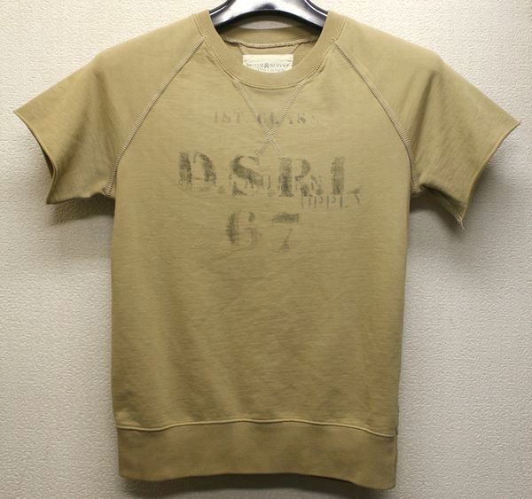 ラルフ DENIM&SUPPLY デニム&サプライ 両V ステンシルプリント 半袖 
