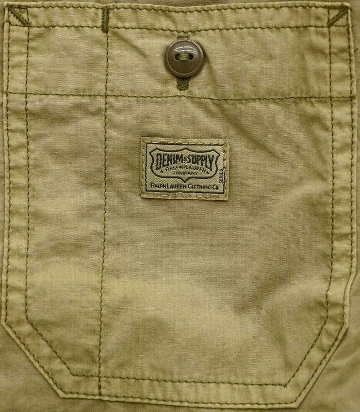 ���ե������ Denim&Supply �ǥ˥�����ץ饤 ���åȥ� �������� ���꡼�� ��� Cotton work shirt