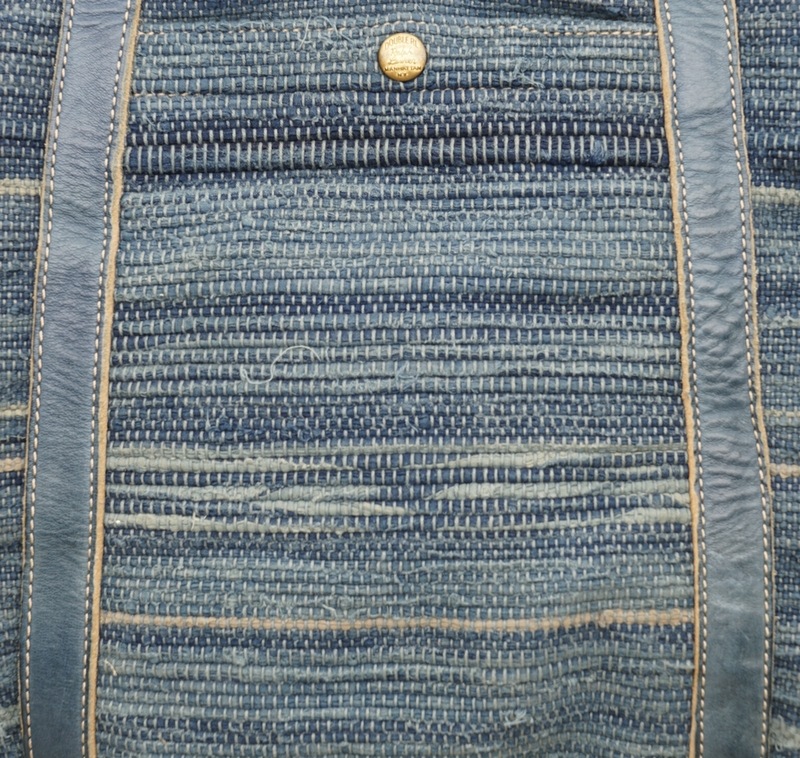 (���֥륢���륨��) RRL �������� �꿥�� ����ǥ��� �֥�󥱥å� �ȡ��� Handwoven Indigo Blanket Tote