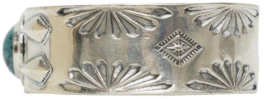 LHN Jewelry(���륨�������� ���奨�꡼) �ϥ�ɥᥤ�� �ʥХ� ��������󥰥���С��� �Х󥰥� �� Navajo Cuff Silver