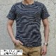 (���֥륢���륨��) RRL ����ǥ��� ���ȥ饤�ץ� ���åȥ� �ݥ��å� T����� �������� �ͥ��ӡ� ��� Striped Cotton Indigo Tshirt