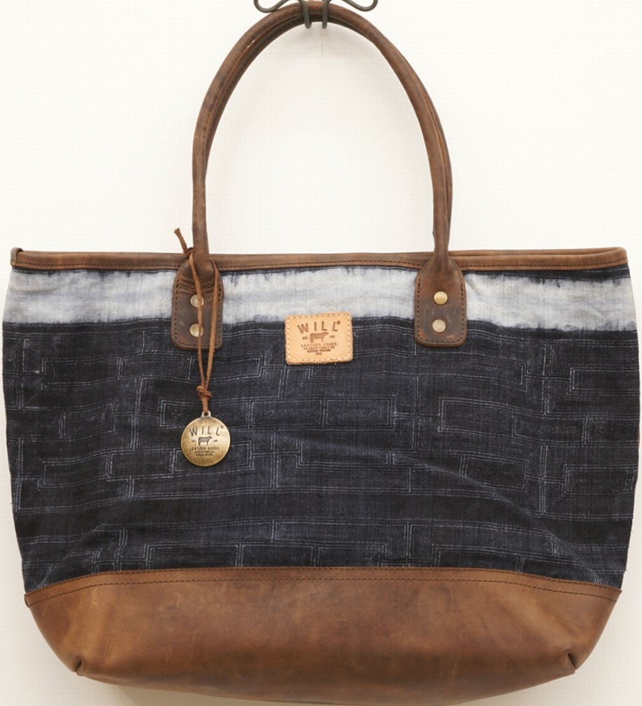 (Will Leather Goods) ウィル レザーグッズ インディゴ バティック トート バッグ No.4 The Indigo