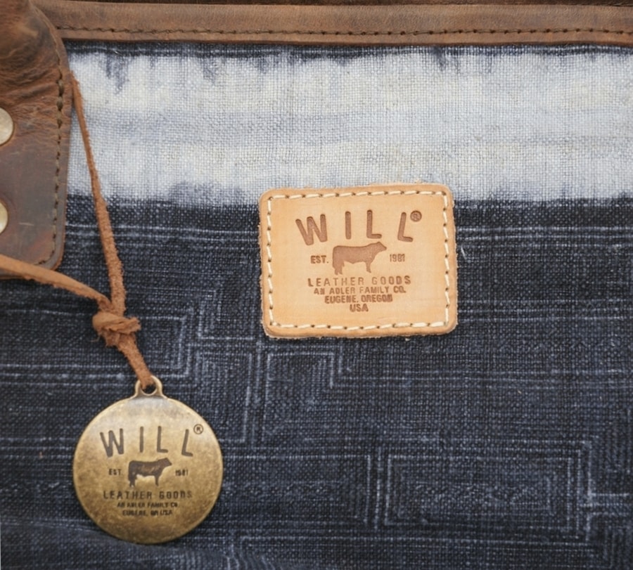 (Will Leather Goods) ������ �쥶�����å� ����ǥ��� �Хƥ��å� �ȡ��� �Хå� No.4 The Indigo Batik Tote