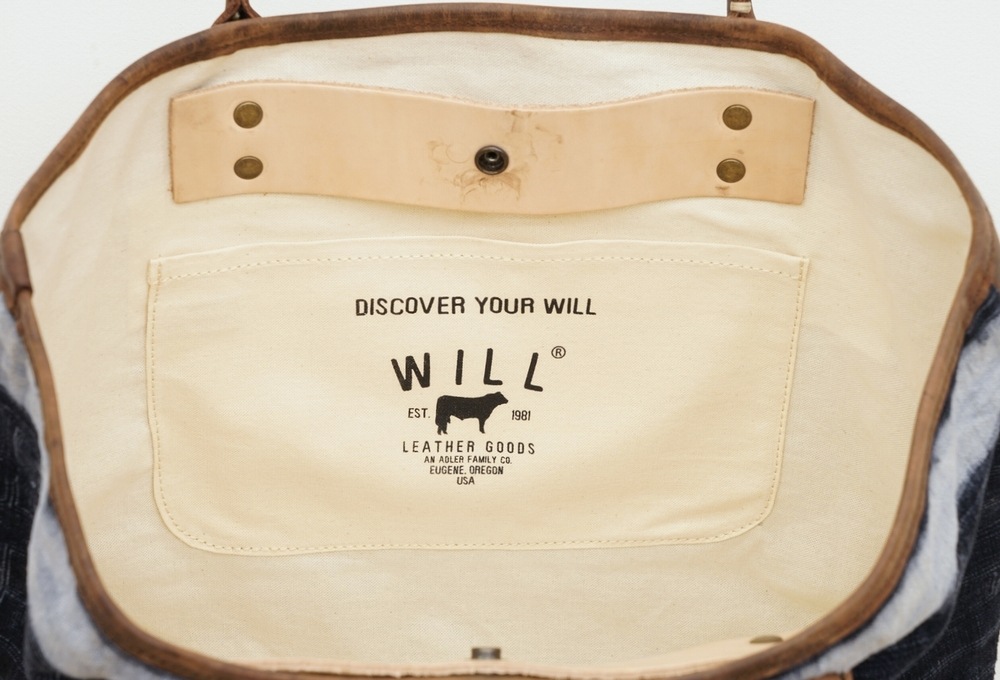 (Will Leather Goods) ������ �쥶�����å� ����ǥ��� �Хƥ��å� �ȡ��� �Хå� No.4 The Indigo Batik Tote