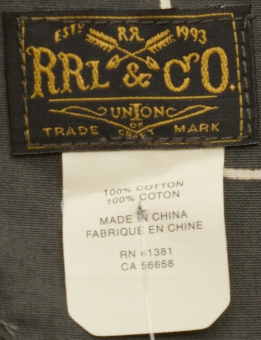 (���֥륢���륨��) RRL �֥�å�����ǥ��� �����ܡ��� �Х���� �������� Brack Indigo Bandanna Scarf