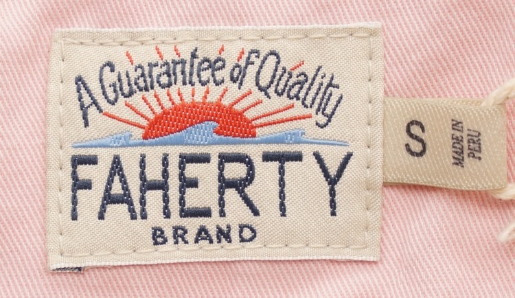 FAHERTY BRAND (�ե���ƥ� �֥���) �������ȥ��� Sun Washed �ݥ������ �ԥ� ��� Polo Pink